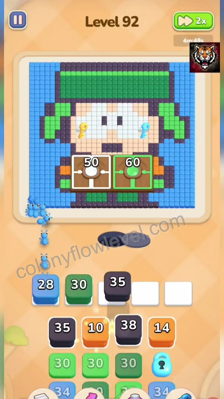 Colony Flow Level 92 step 2