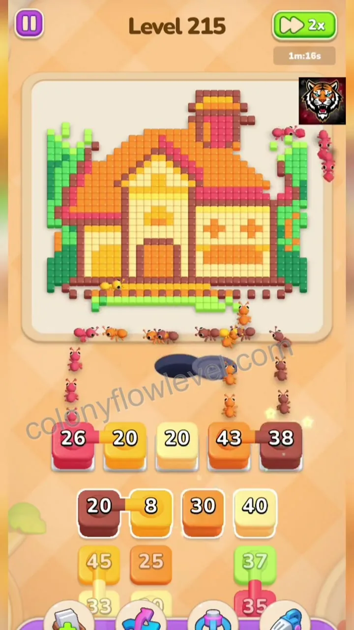 Colony Flow Level 215 step 3