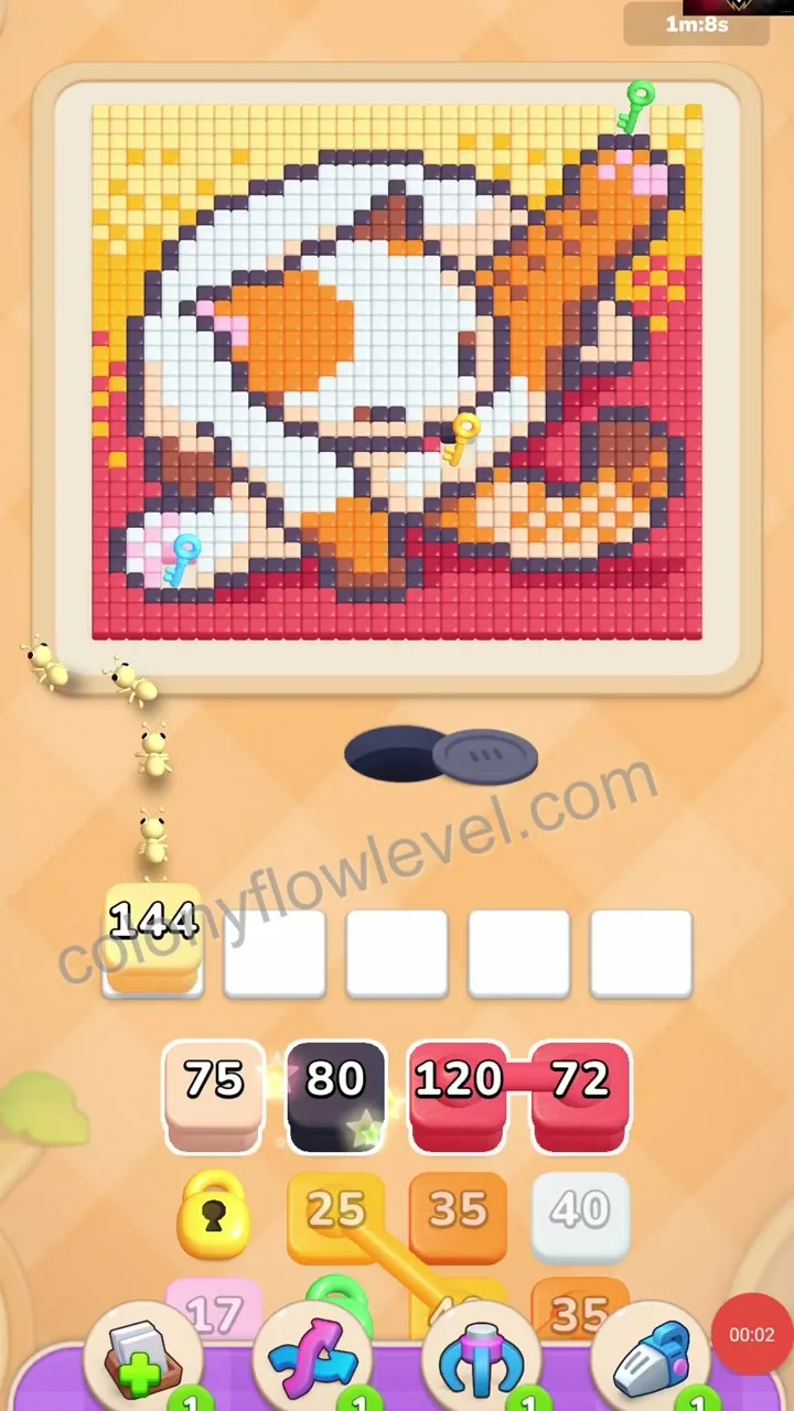 Colony Flow Level 85 step 2