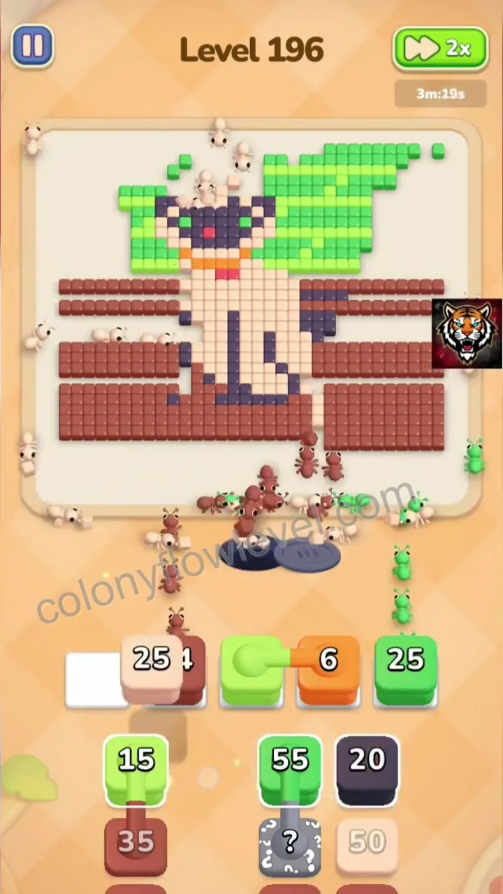 Colony Flow Level 196 step 4