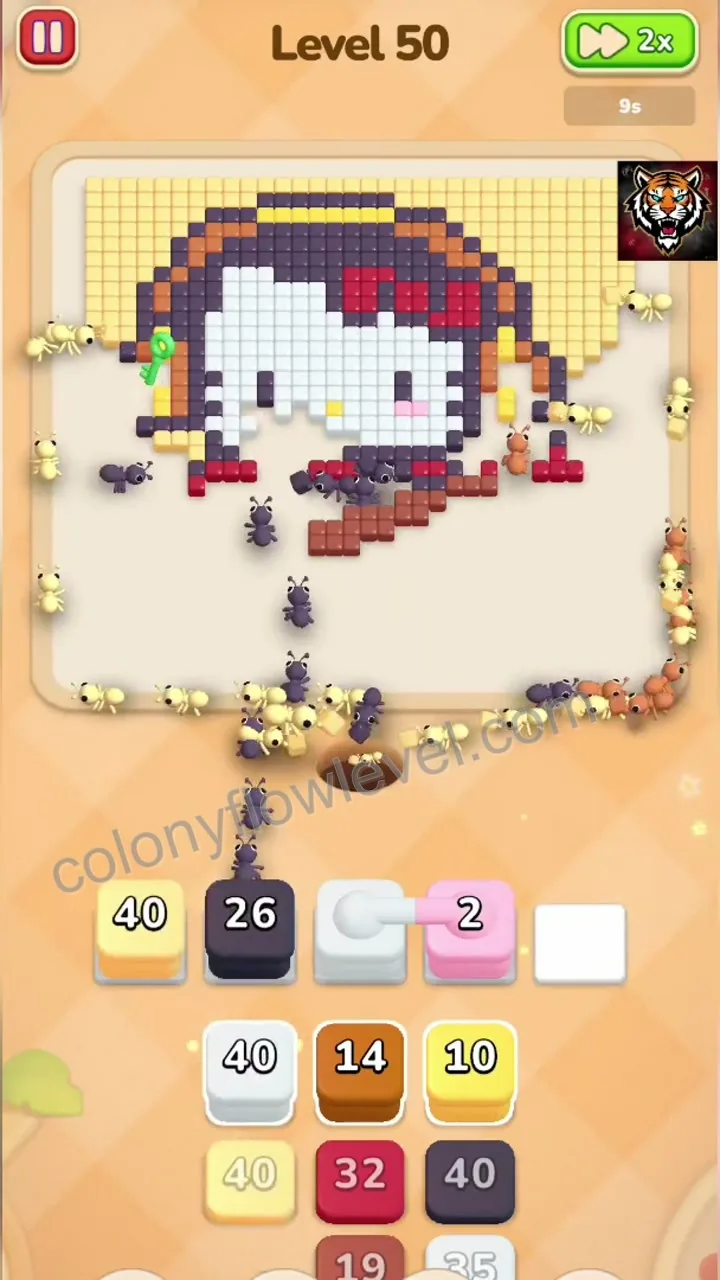 Colony Flow Level 50 step 4