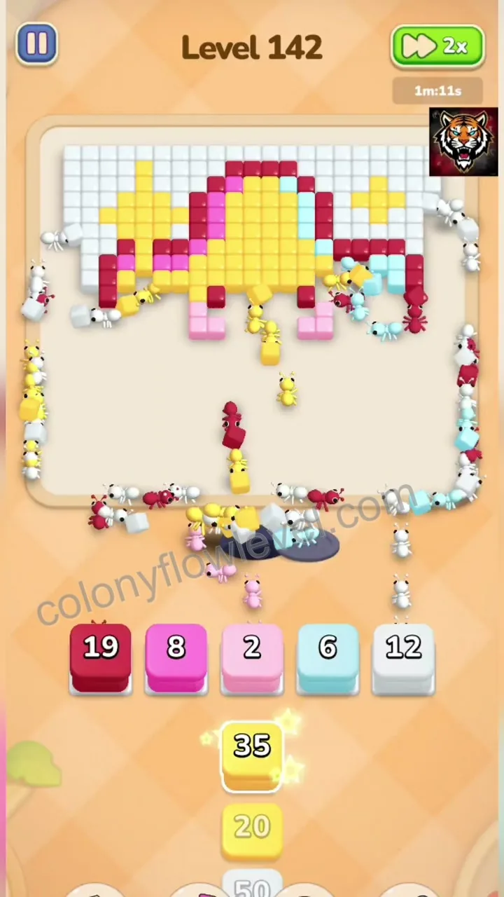 Colony Flow Level 142 step 4