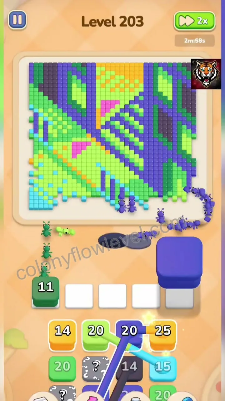 Colony Flow Level 203 step 3