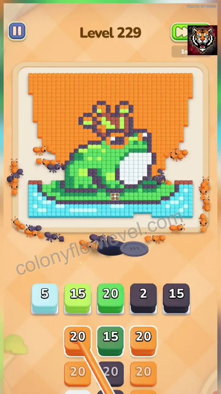 Colony Flow Level 229 step 3