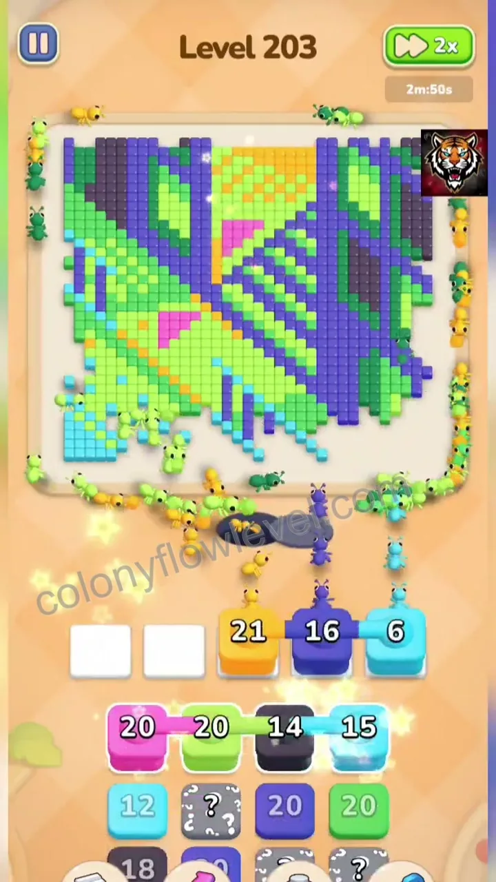 Colony Flow Level 203 step 4