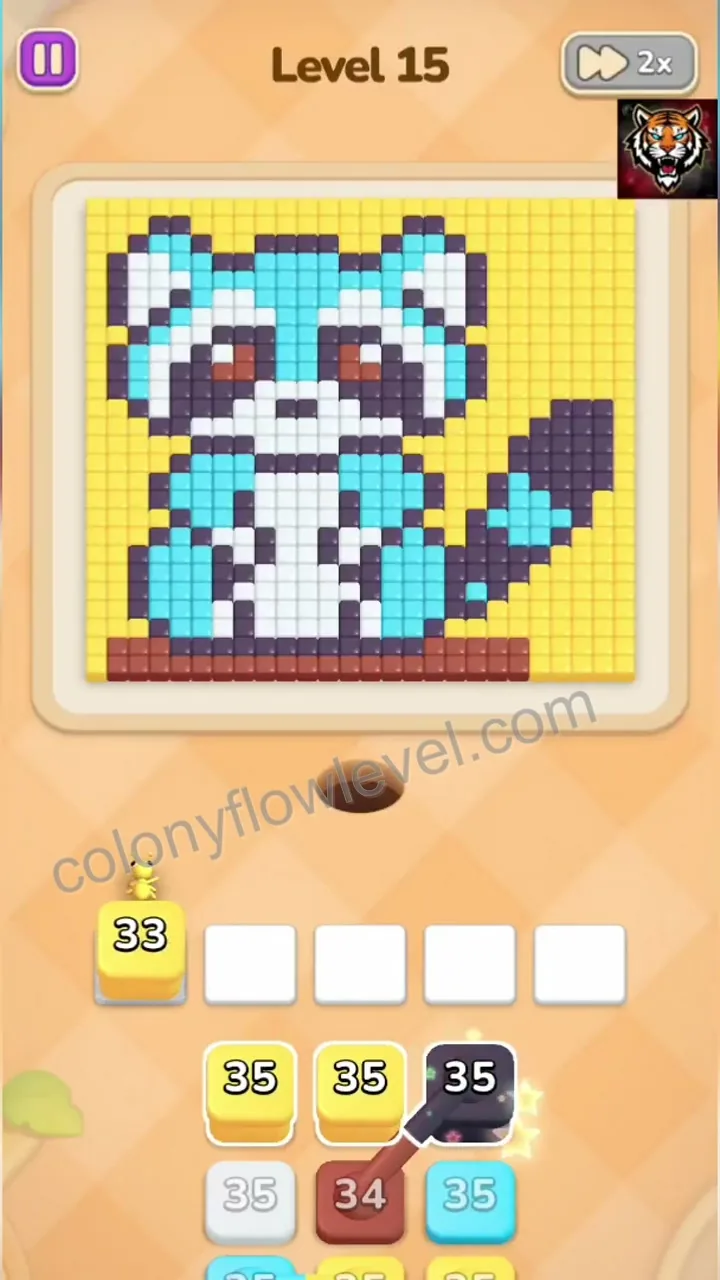 Colony Flow Level 15 step 1