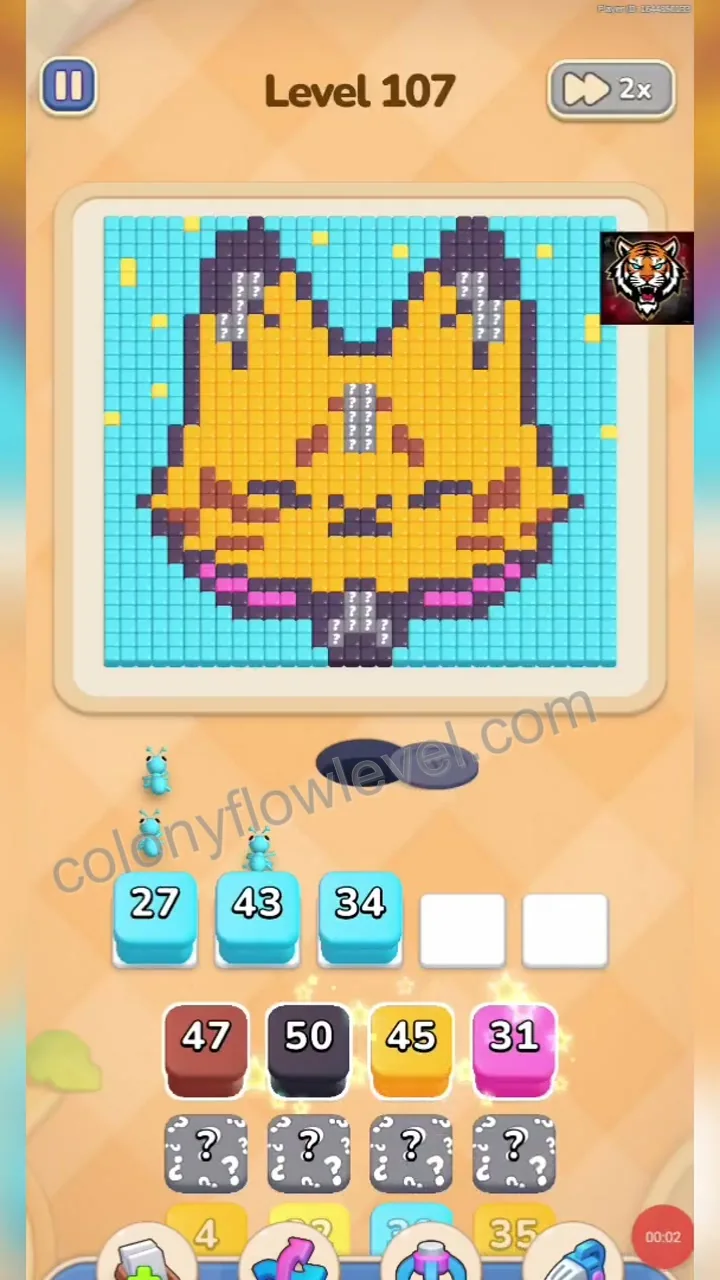 Colony Flow Level 107 step 2