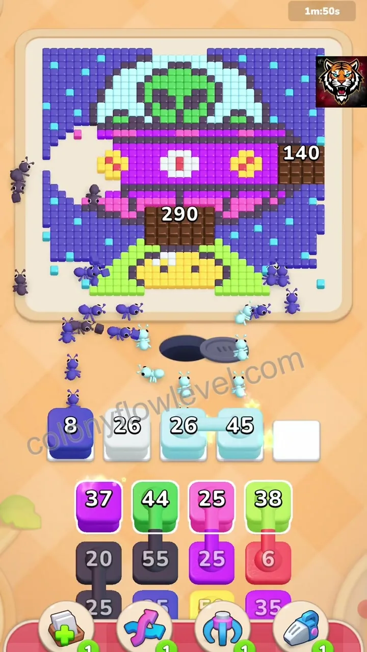 Colony Flow Level 105 step 3