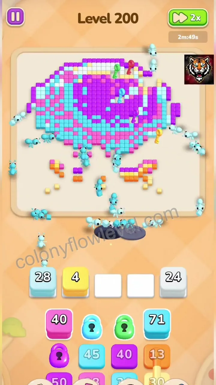 Colony Flow Level 200 step 4