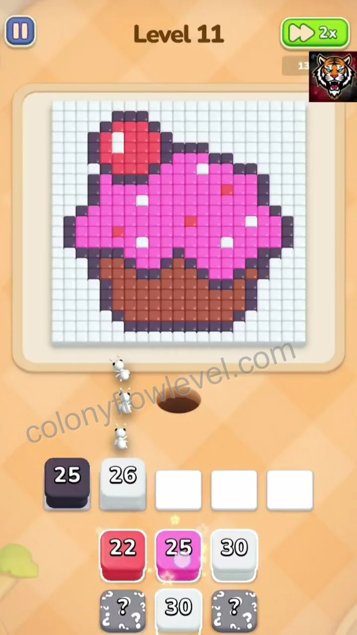Colony Flow Level 11 step 2