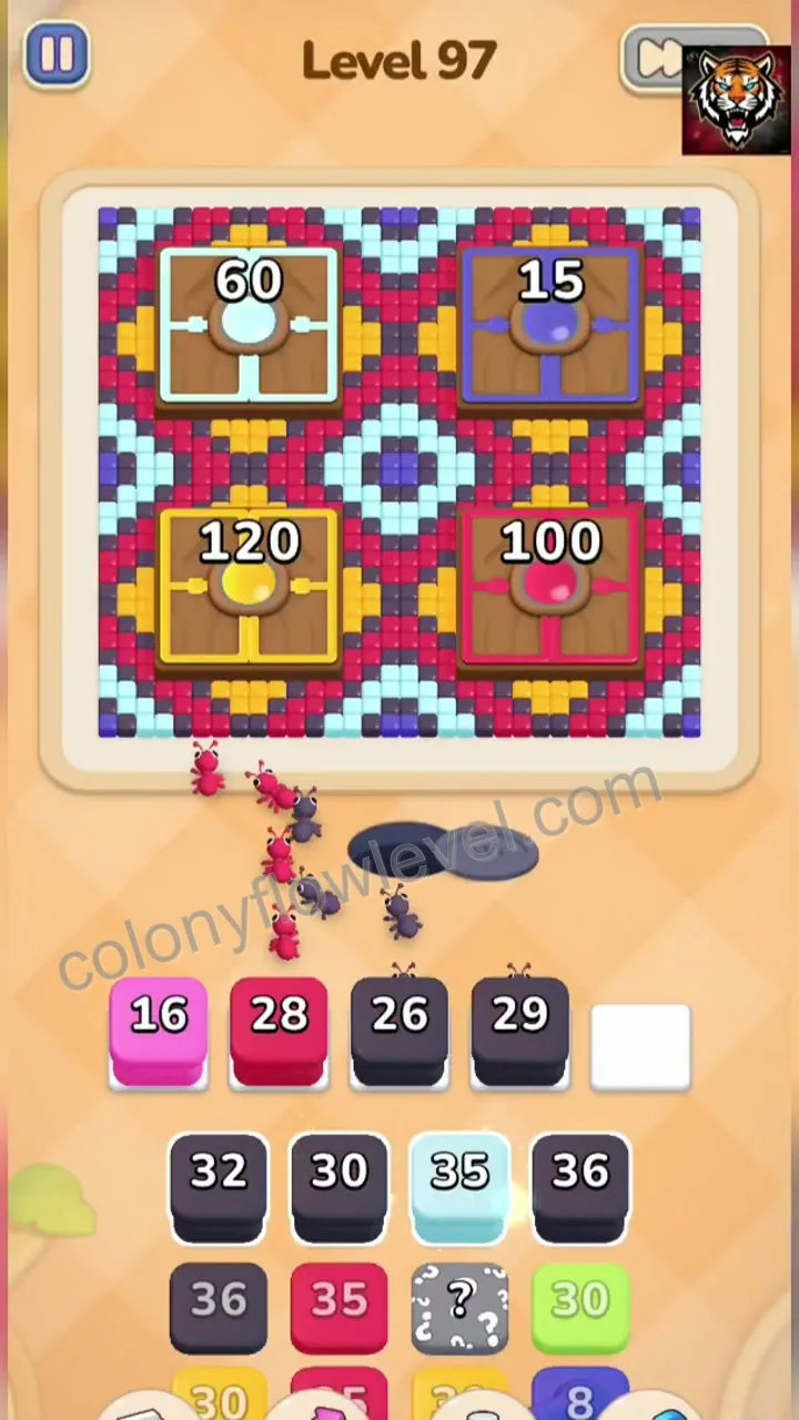 Colony Flow Level 97 step 2