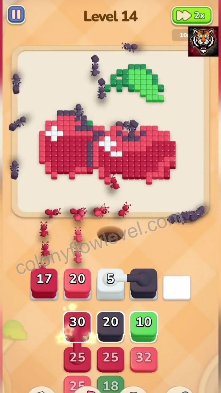 Colony Flow Level 14 step 3