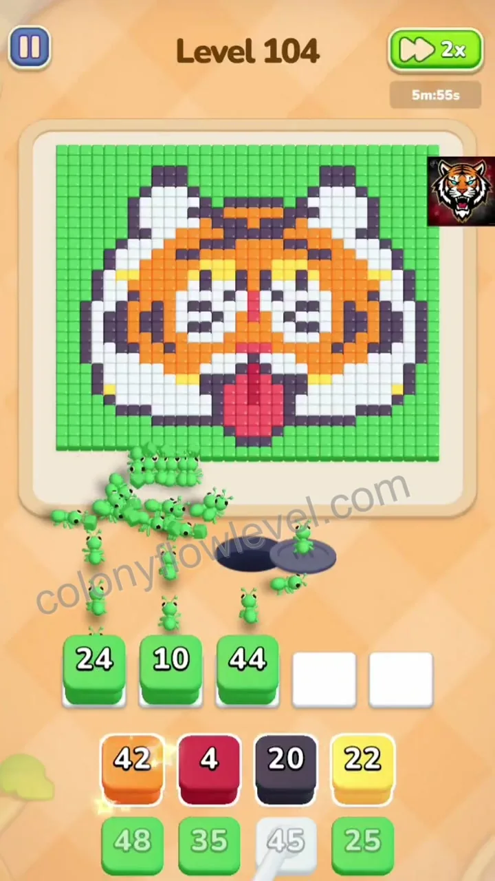 Colony Flow Level 104 step 2