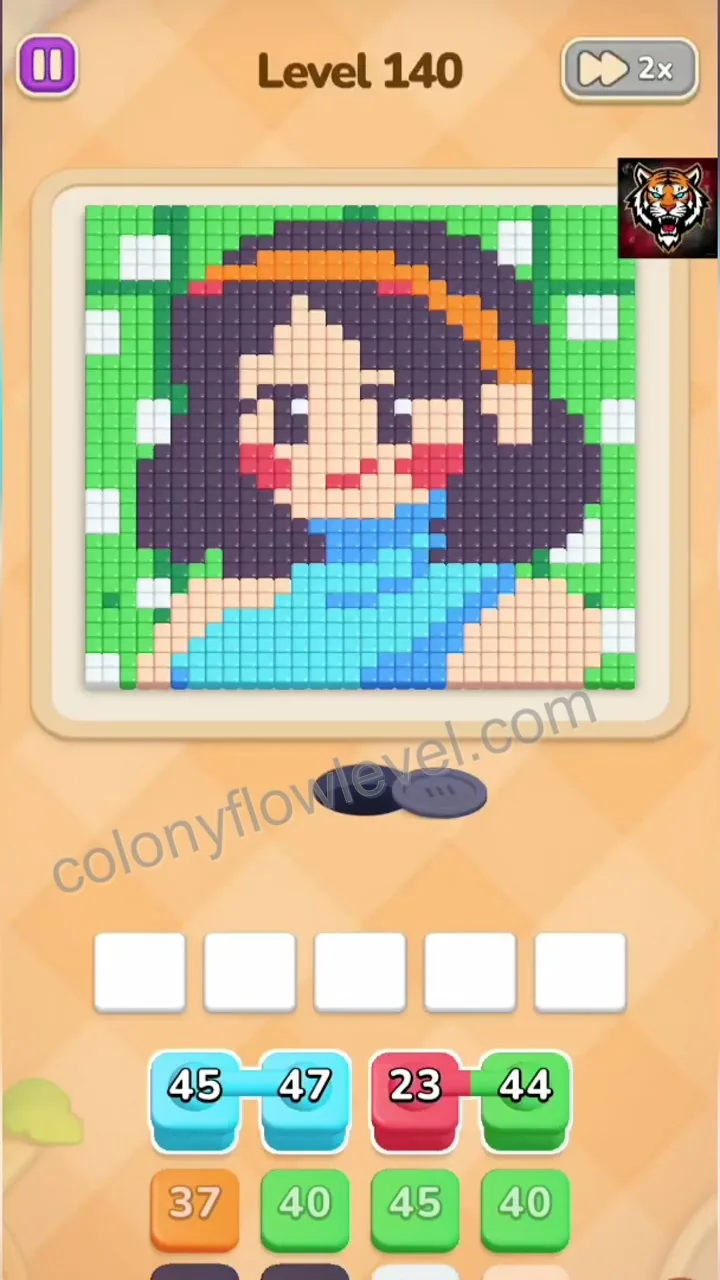 Colony Flow Level 140 step 1