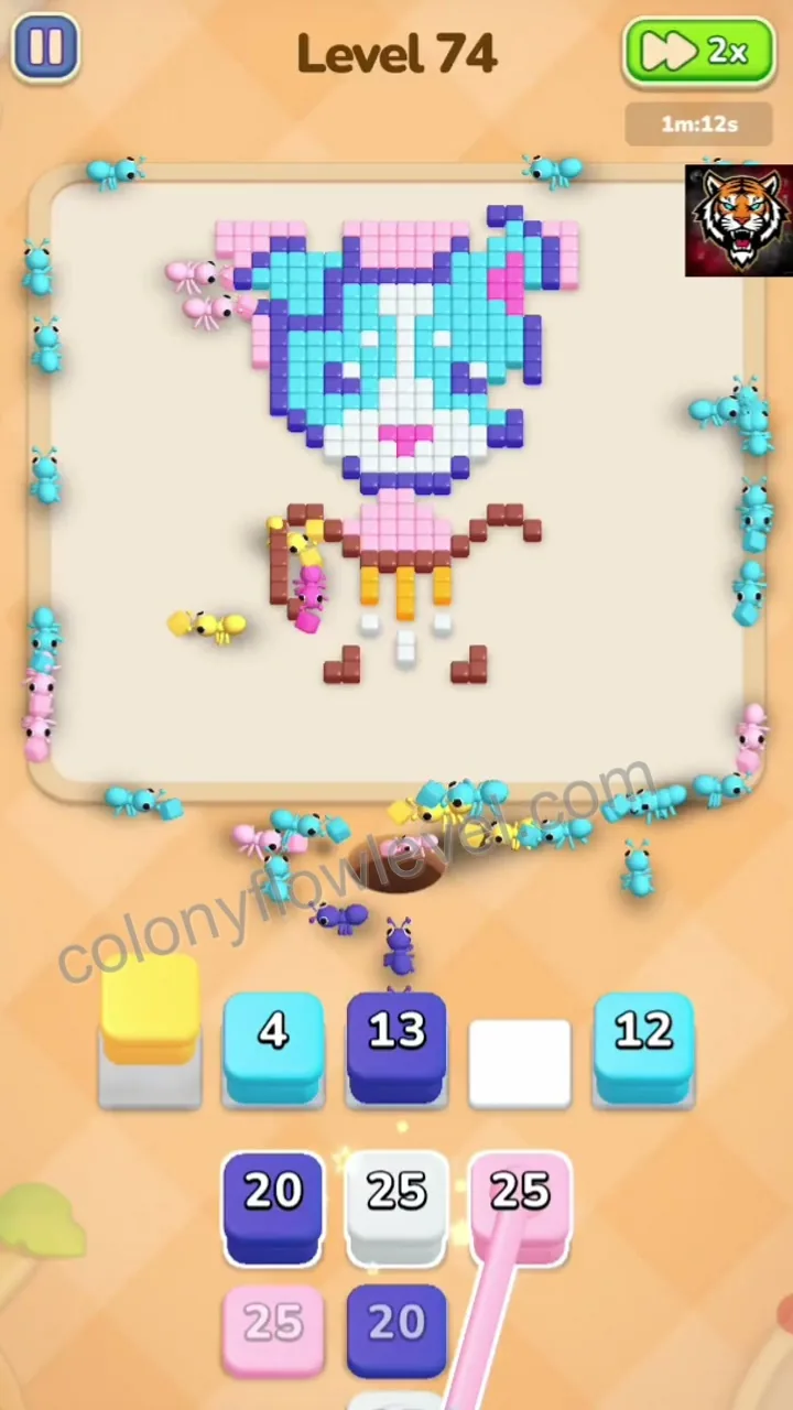 Colony Flow Level 74 step 4