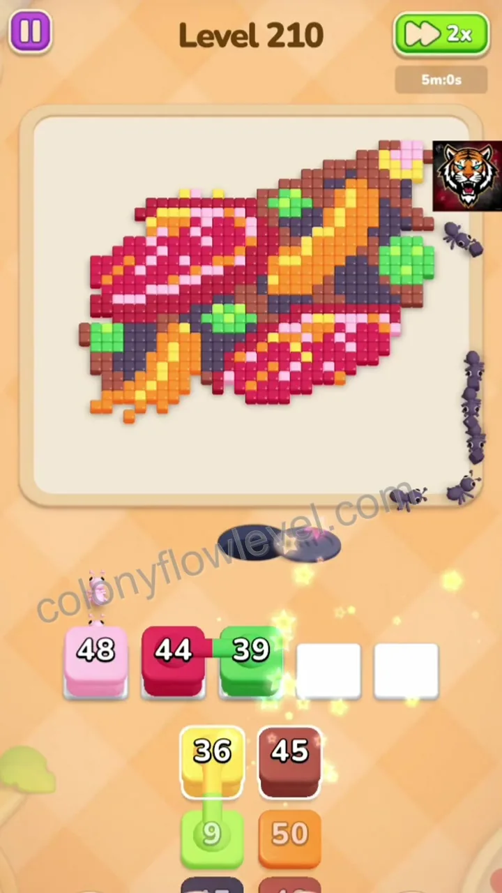 Colony Flow Level 210 step 4