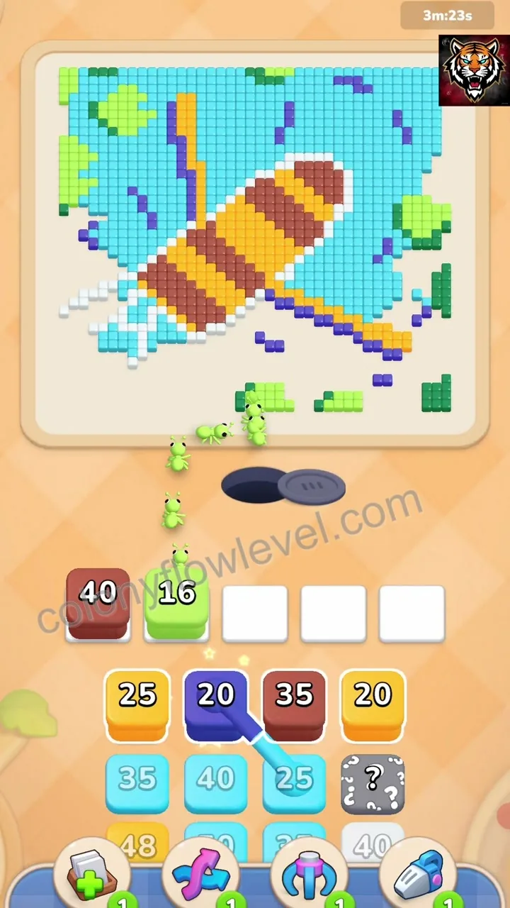 Colony Flow Level 128 step 3