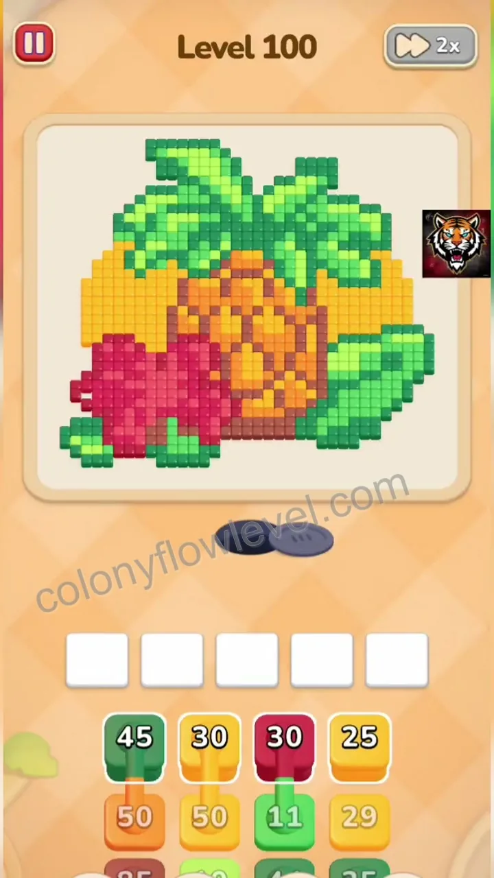 Colony Flow Level 100 step 1