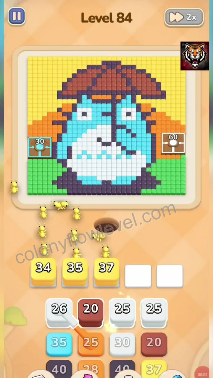 Colony Flow Level 84 step 2