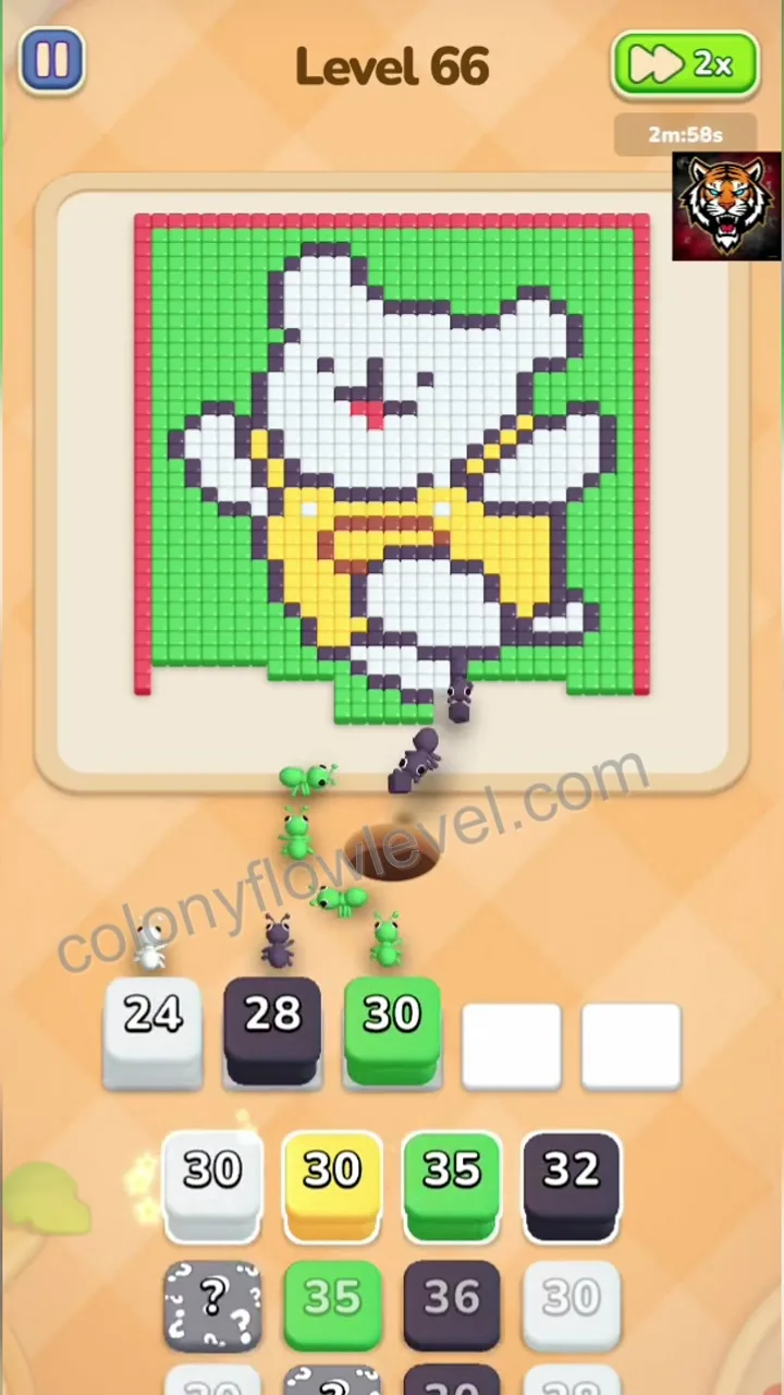Colony Flow Level 66 step 3