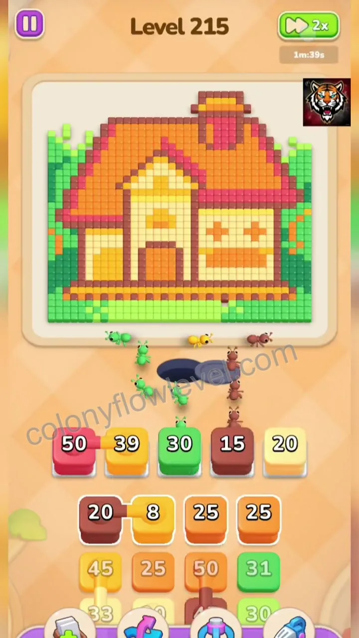 Colony Flow Level 215 step 2