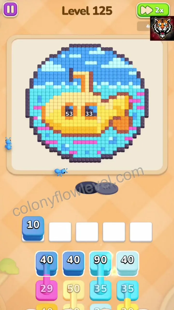 Colony Flow Level 125 step 2