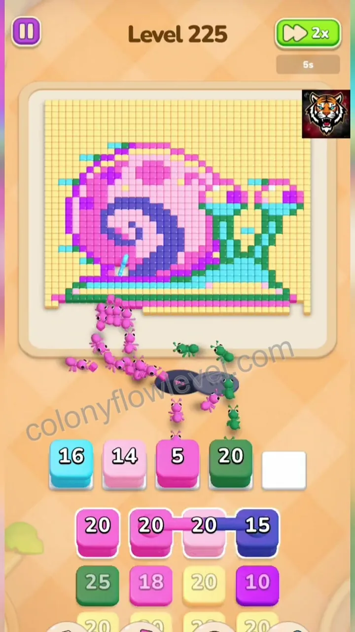 Colony Flow Level 225 step 4