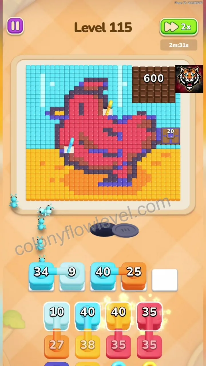 Colony Flow Level 115 step 2