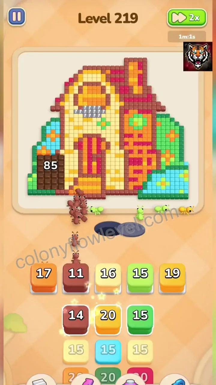 Colony Flow Level 219 step 2