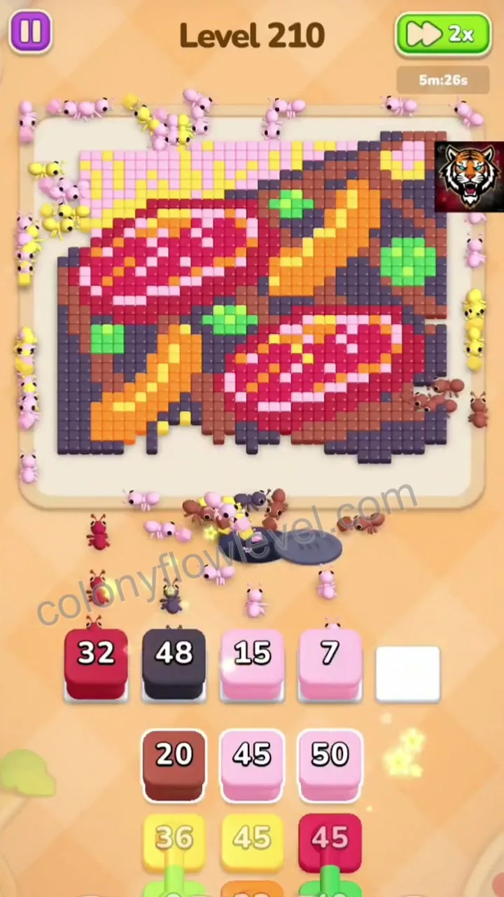 Colony Flow Level 210 step 2