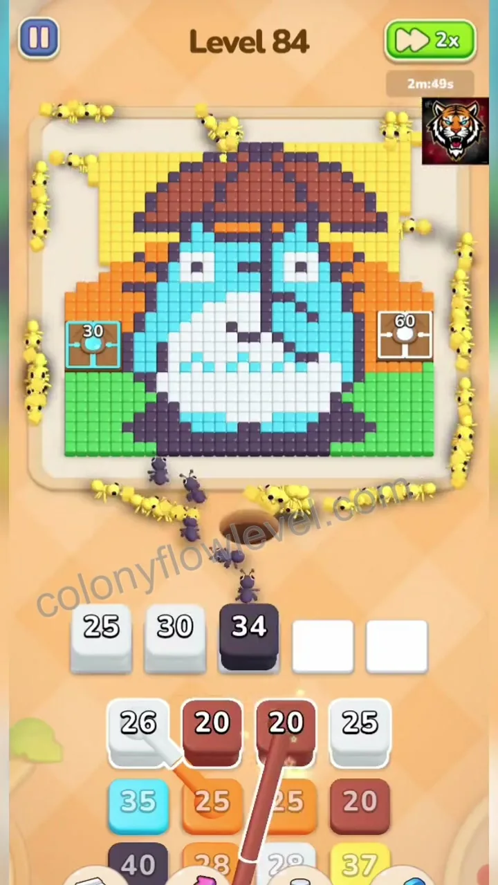 Colony Flow Level 84 step 3