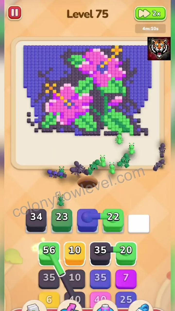 Colony Flow Level 75 step 4
