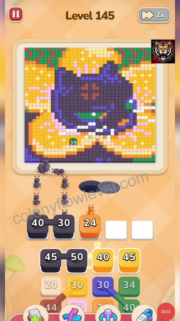 Colony Flow Level 145 step 2