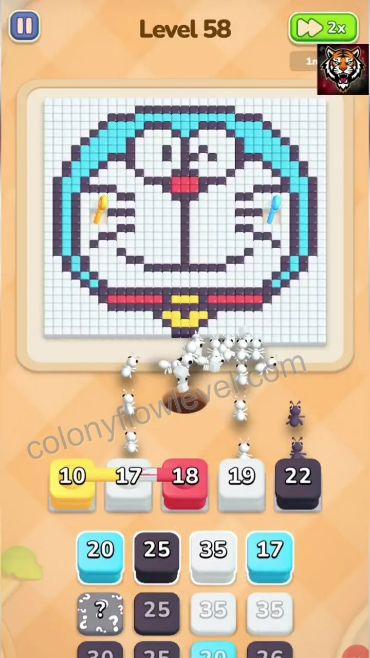 Colony Flow Level 58 step 2