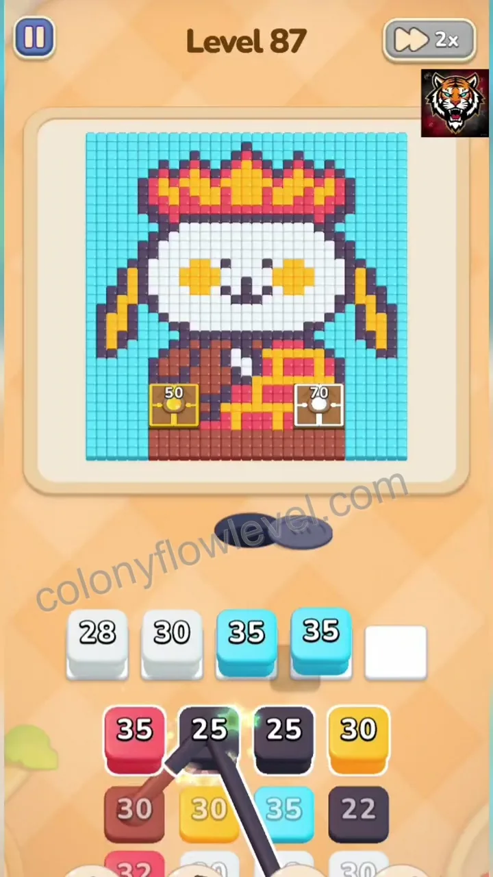 Colony Flow Level 87 step 2