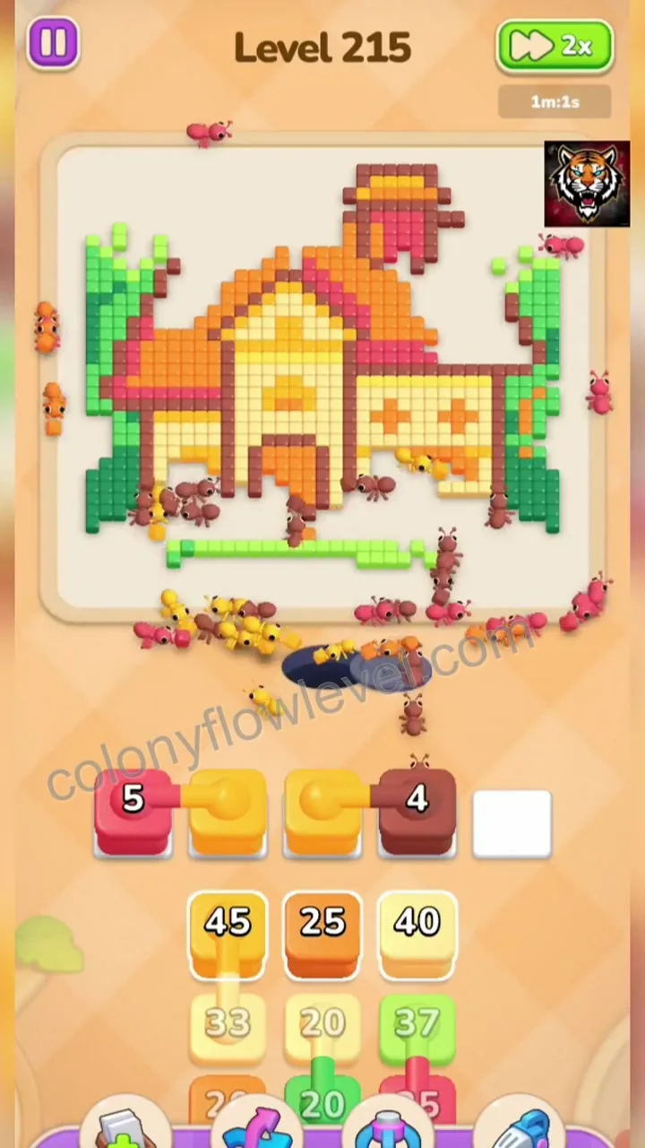 Colony Flow Level 215 step 4