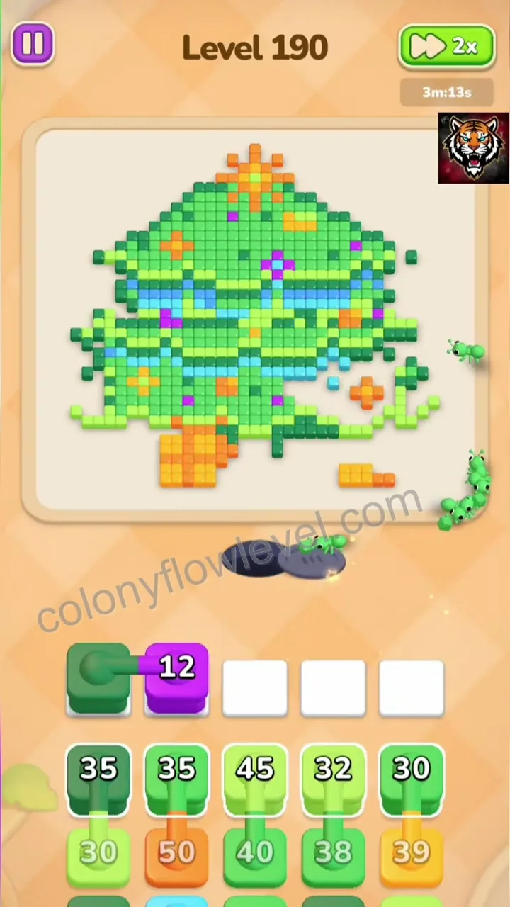Colony Flow Level 190 step 4