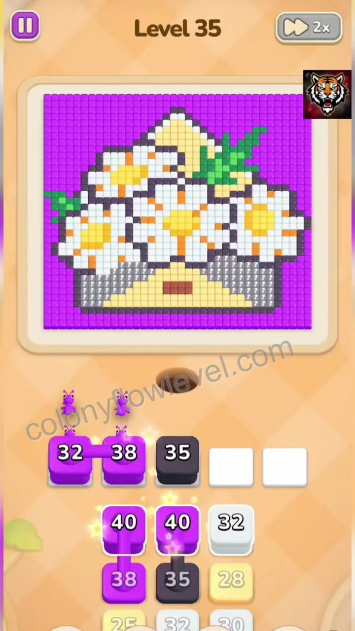 Colony Flow Level 35 step 2