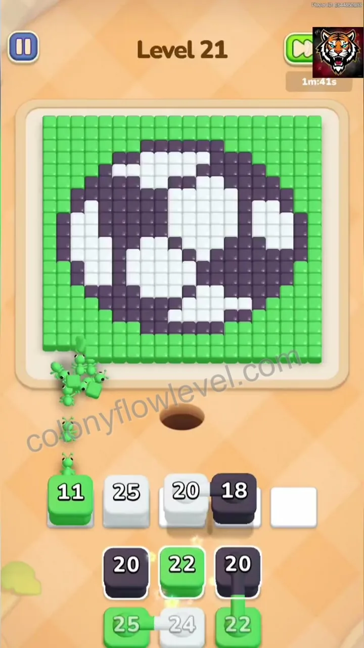 Colony Flow Level 21 step 2