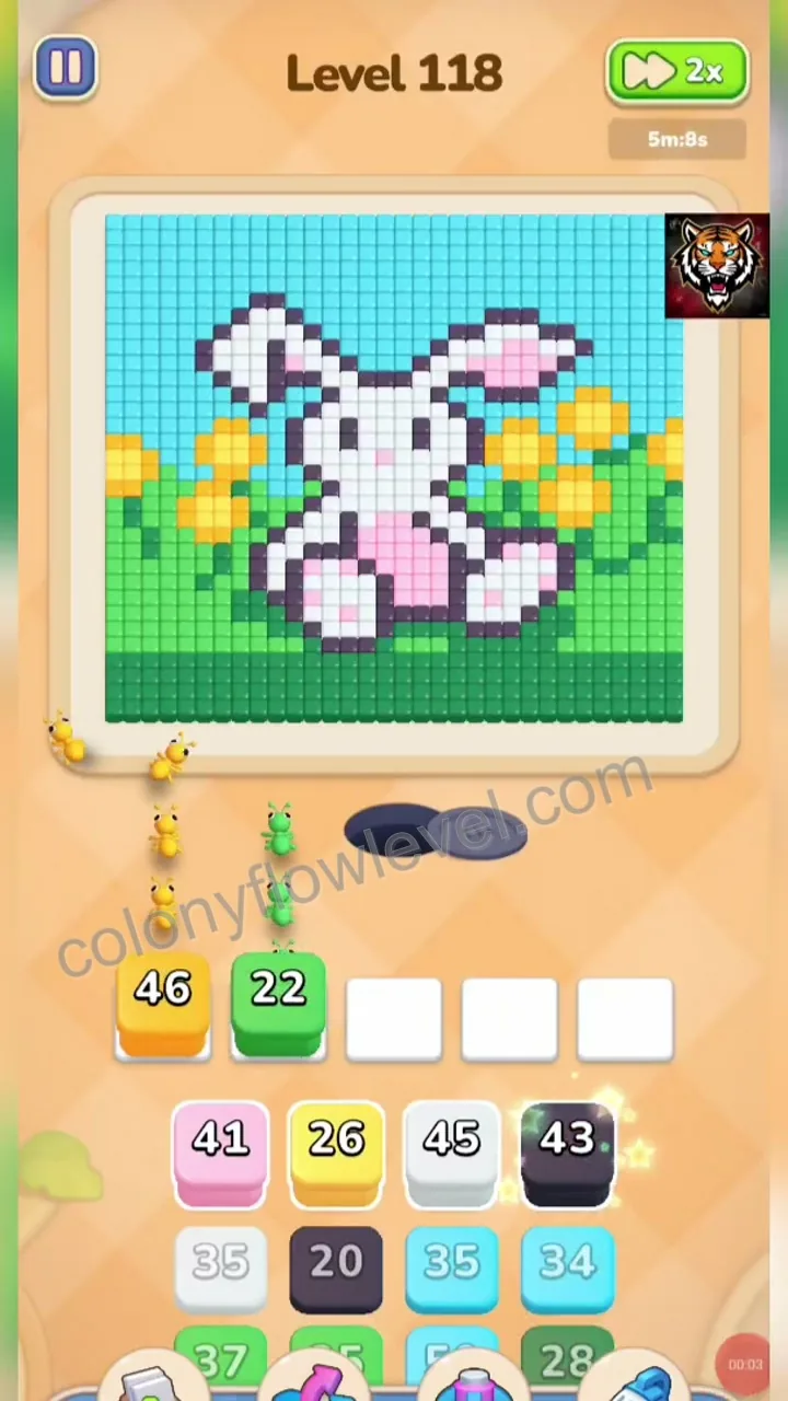Colony Flow Level 118 step 2