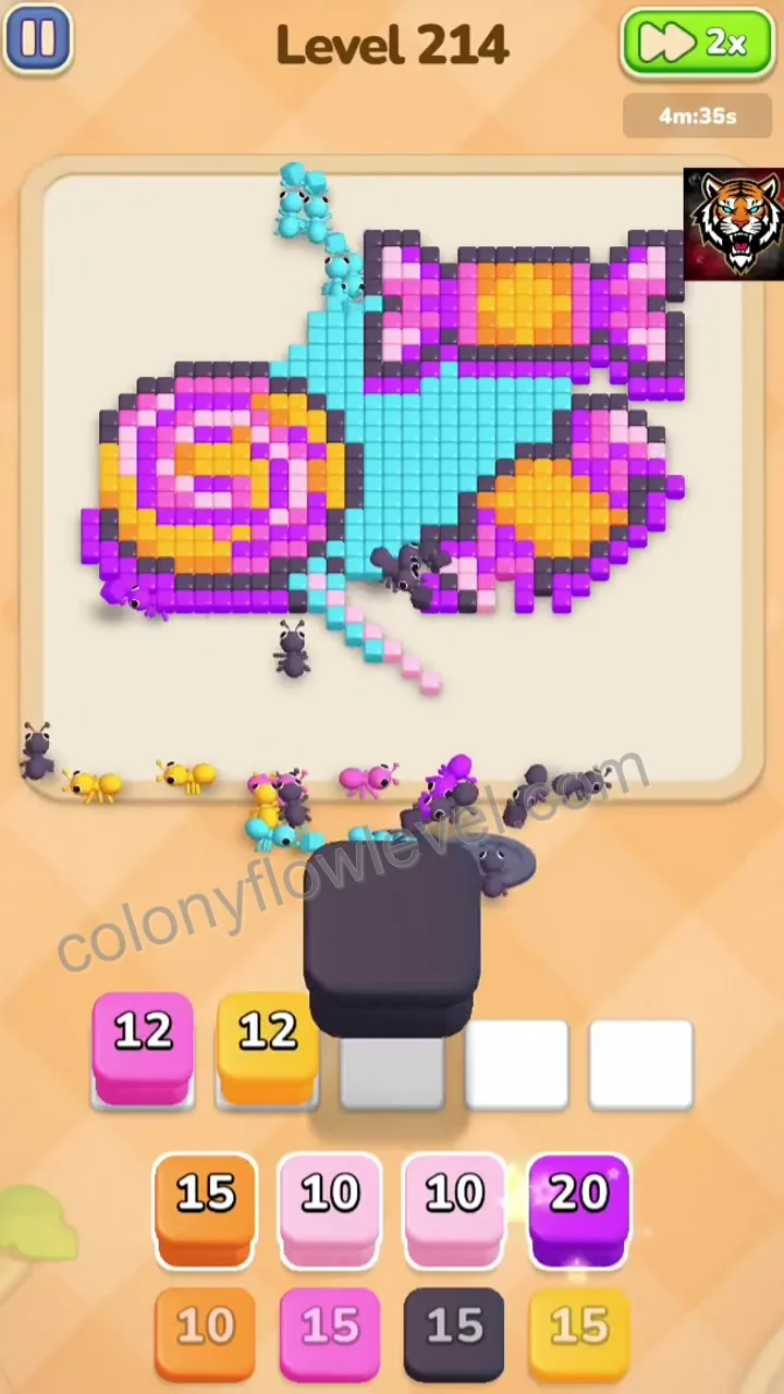 Colony Flow Level 214 step 4