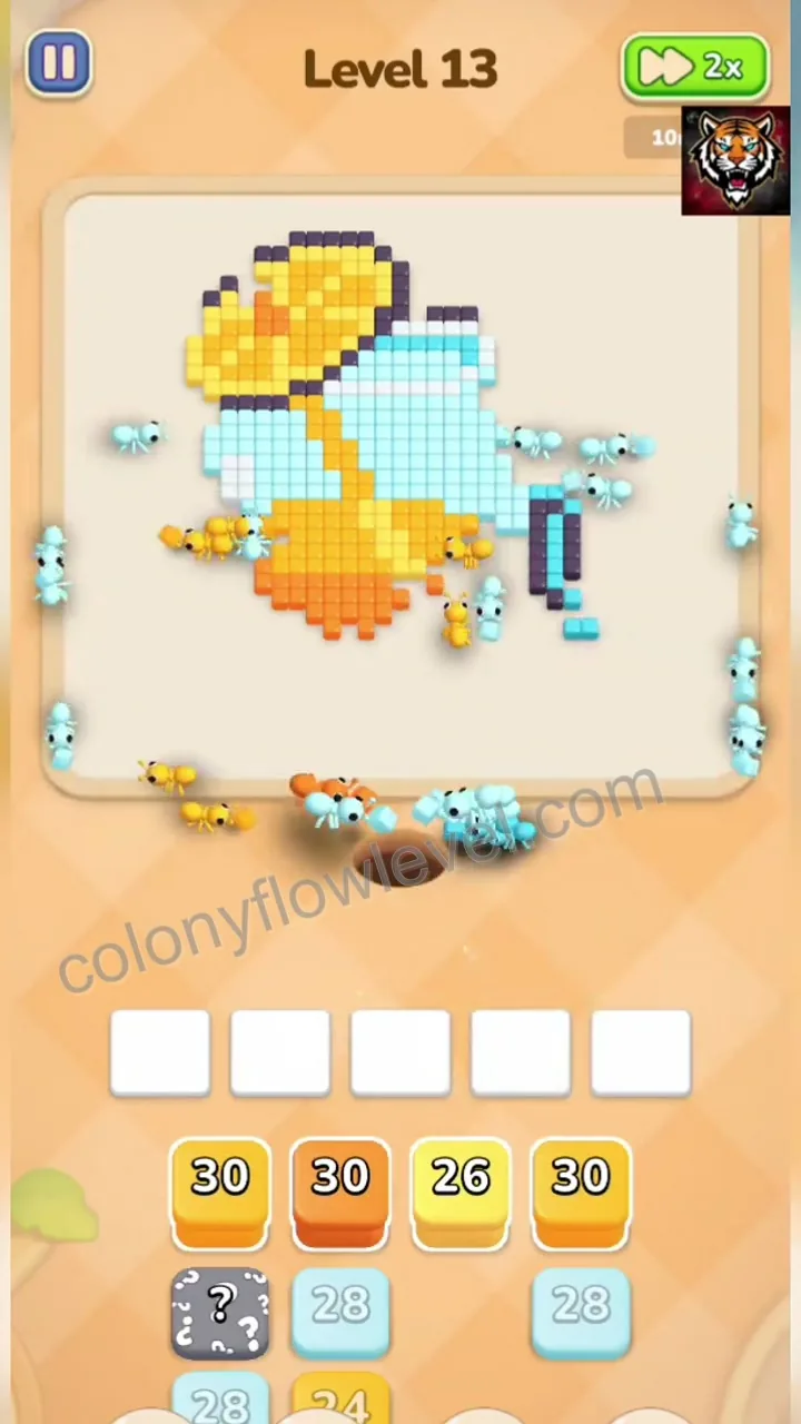 Colony Flow Level 13 step 4