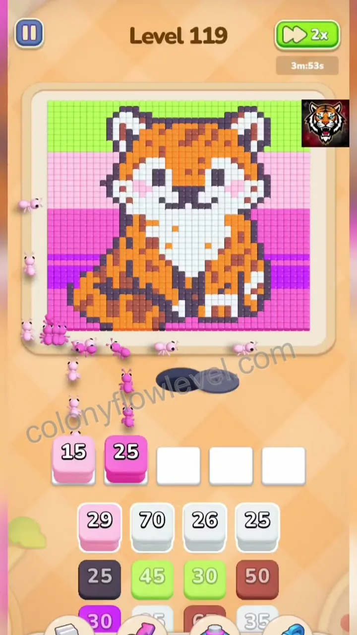 Colony Flow Level 119 step 2