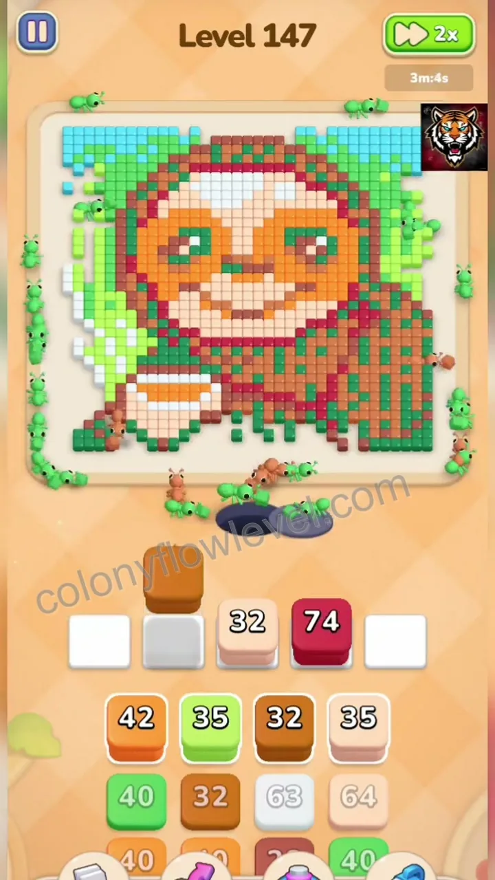 Colony Flow Level 147 step 3