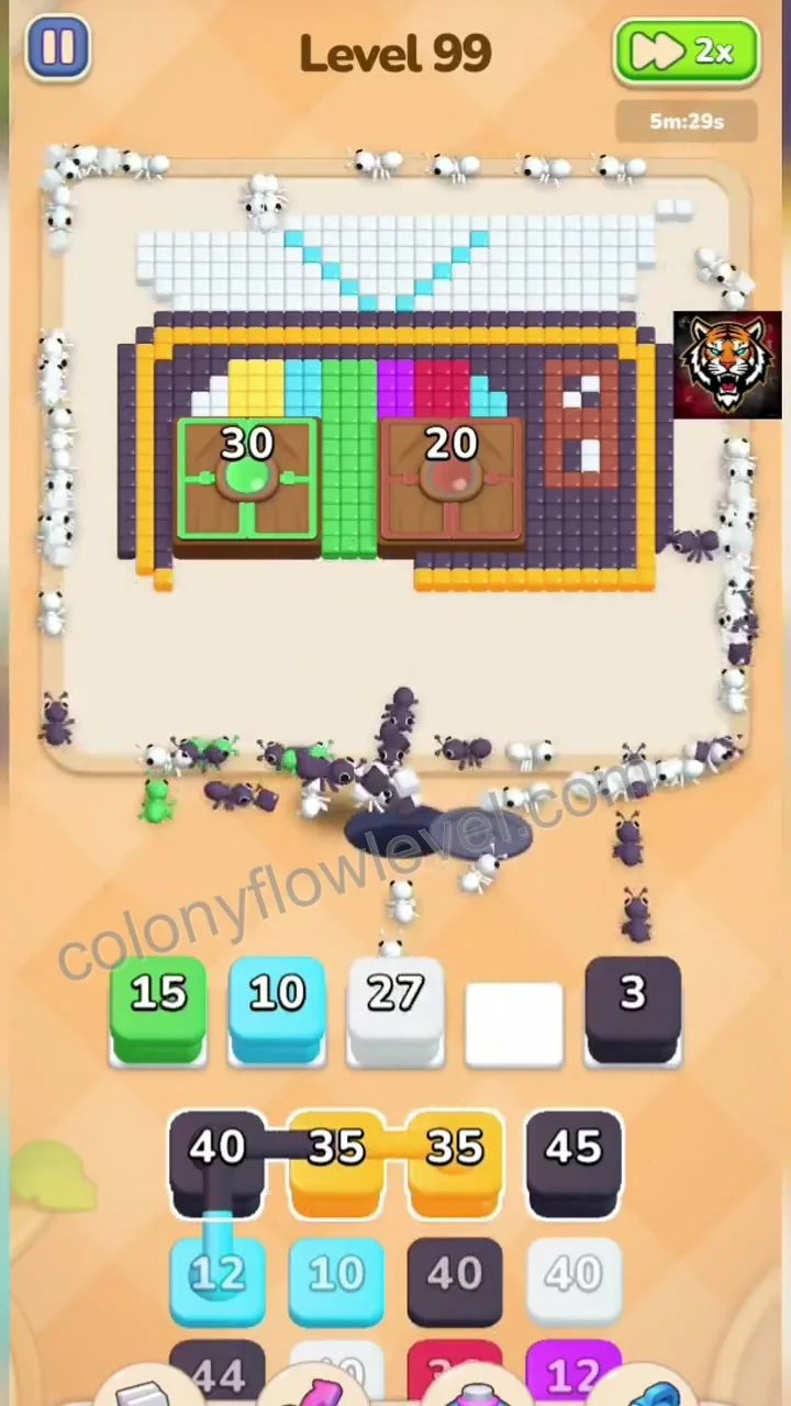 Colony Flow Level 99 step 4