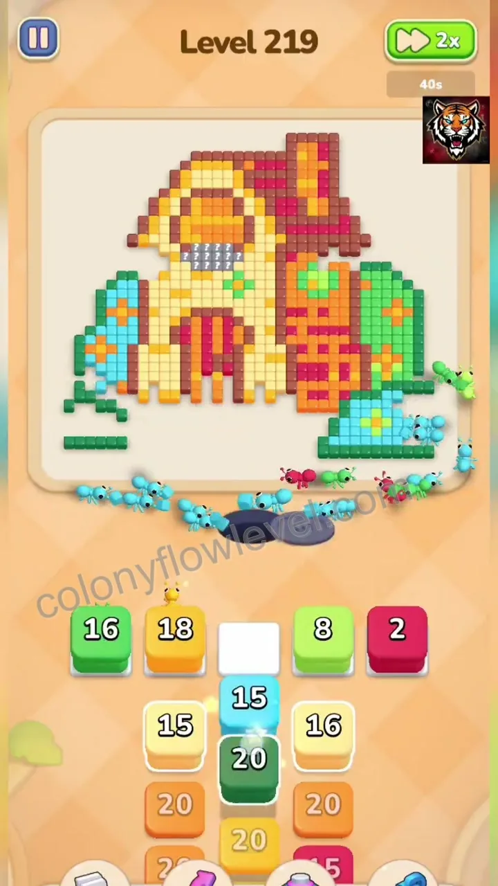 Colony Flow Level 219 step 4