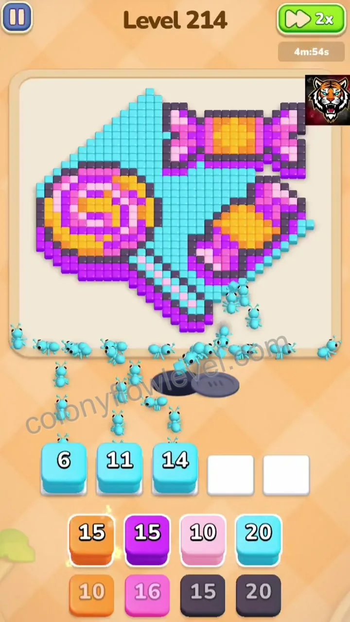 Colony Flow Level 214 step 2