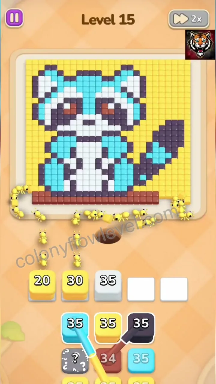 Colony Flow Level 15 step 2