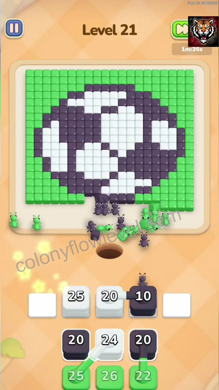 Colony Flow Level 21 step 3