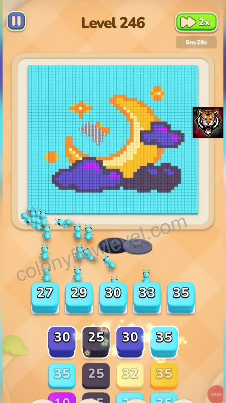 Colony Flow Level 246 step 2